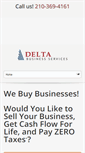 Mobile Screenshot of deltabusinessservices.com